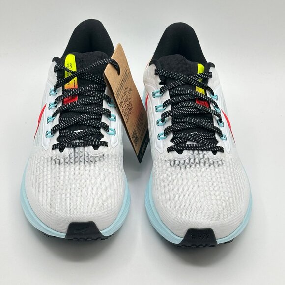 Women's Nike Air Zoom Pegasus 39 White-Volt-Bright Crimson DX3350-100 Size 6.5 - Picture 3 of 12